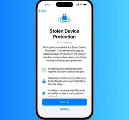 博望苹果授权维修店分享被盗设备保护功能开启方法 