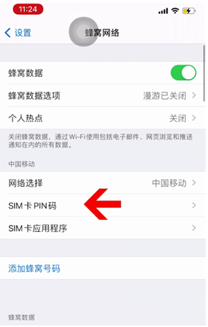 博望苹果14维修网分享如何给iPhone14的SIM卡设置密码 