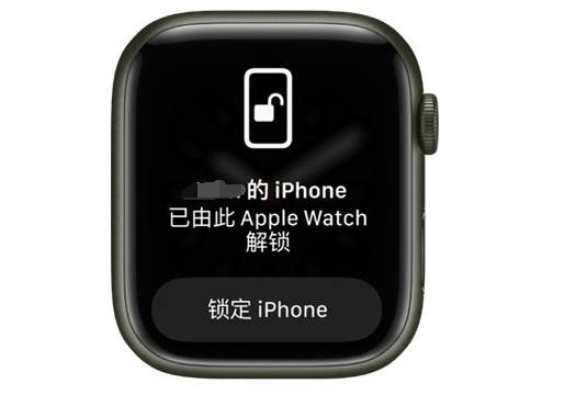 博望苹果手机维修分享用 AppleWatch 解锁配备面容 ID 的 iPhone方法 