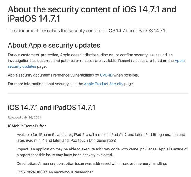 博望苹果手机维修分享iOS 14.7.1 正式版更新内容及升级方法 